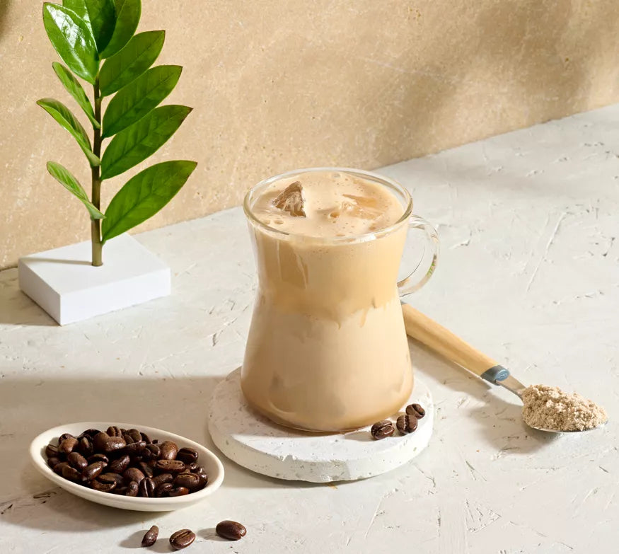 High Protein Iced Coffee Gusto Latte Macchiato
