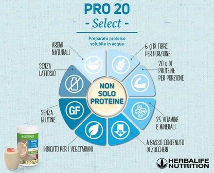Herbalife PRO 20 Select senza glutine e lattosio