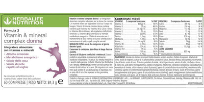 Herbalife Vitamin e Mineral complex DONNA