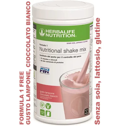 Herbalife Formula 1 Free (gluten, lactose and soy free) Raspberry and White Chocolate