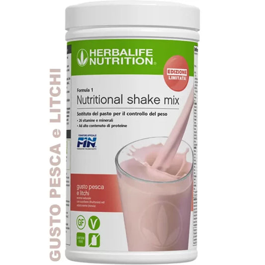 Herbalife Formula 1 Peach and Lychee Flavor - LIMITED EDITION